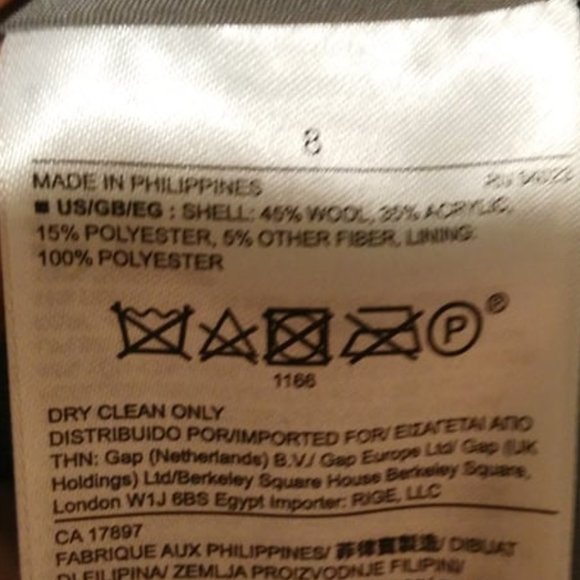 BANANA Republic Gray Checkered Classic Fit & Flare Dress 8 - Picture 6 of 6